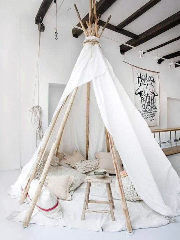 Типи - модные идеи для дома и загородного отдыха