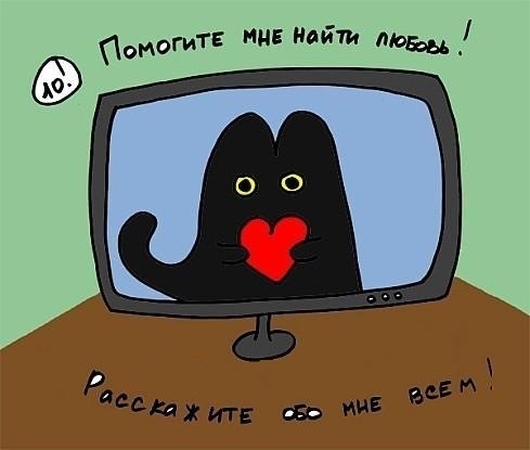 Одинокий котэ ищет любовь