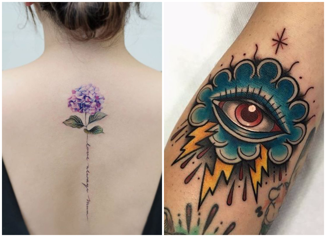 Кольорові татуювання: цікаві ідеї тату для дівчат і чоловіків