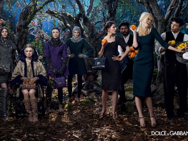 Рекламная кампания Dolce&Gabbana fw 14/15