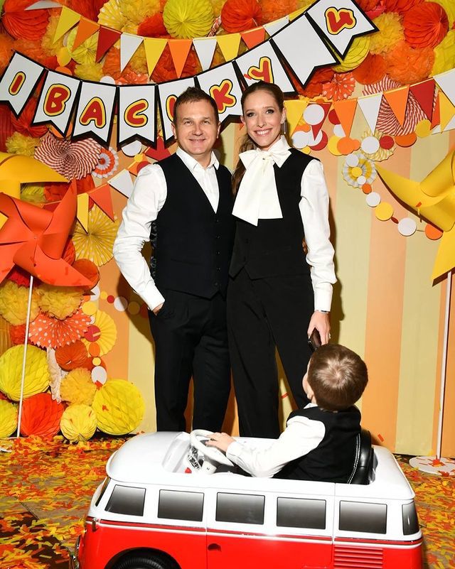 Катя Осадчая и Юрий Горбунов с сыном