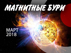 Магнитные бури в марте 2018 года