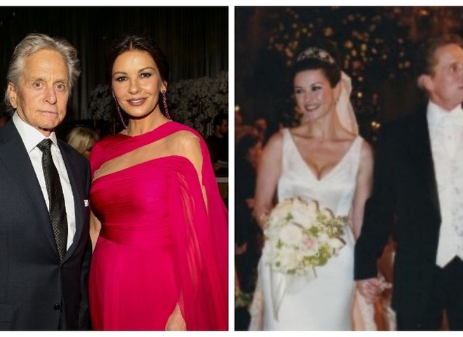 Кетрін Зета-Джонс та Майкл Дуглас зворушливо привітали одне одного з річницею весілля