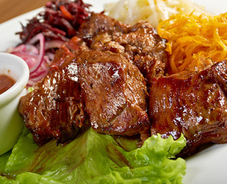 Запеченное мясо в рукаве с картошкой рецепт с фото
