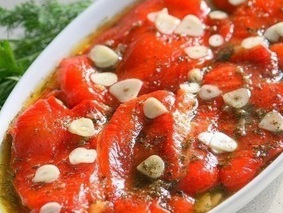 Маринованные печеные перцы Маринованные печеные перцы