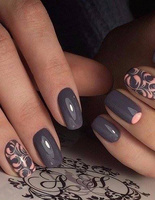 Красивый маникюр на Новый год 2016