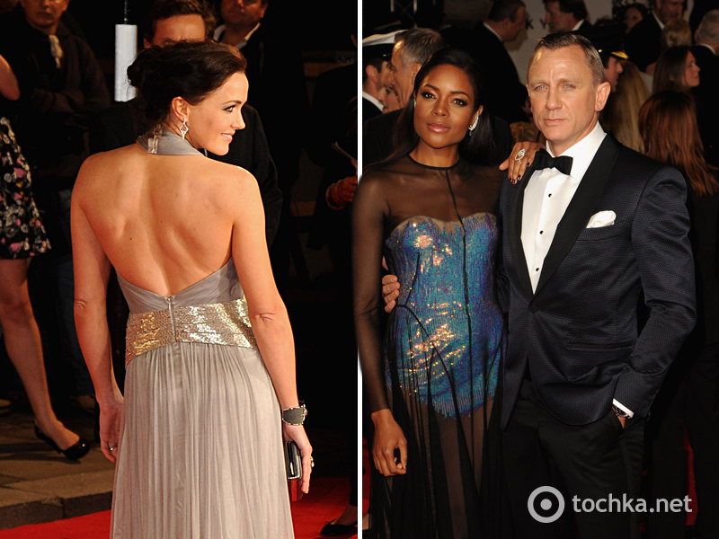 Наряди гостей на прем'єрі Бонда