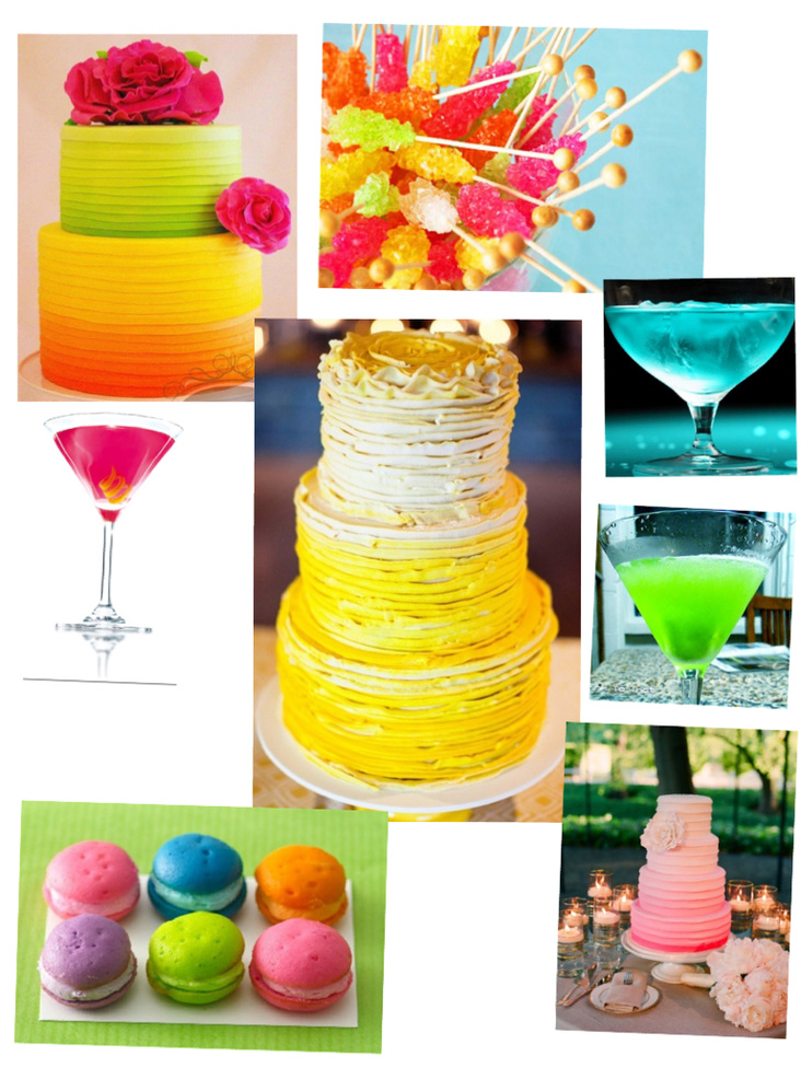 Стильні весільні відтінки: neon