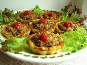 Картофельные корзинки с начинкой Картофельные корзинки с начинкой