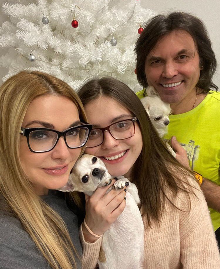 Ольга Сумская с семьей