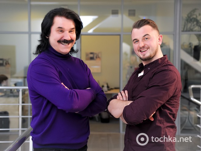 Павел Зибров и Женя Янович в гостях у tochka.net
