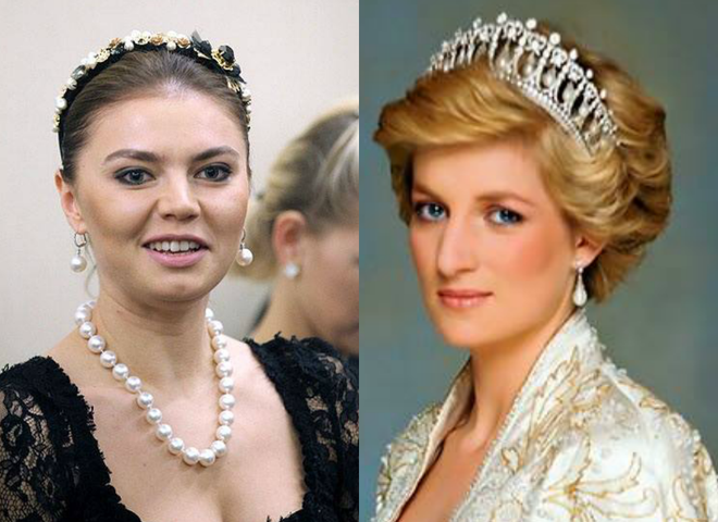 Алина Кабаева и принцесса Диана