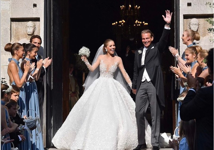 Весільна сукня Вікторії Сваровські