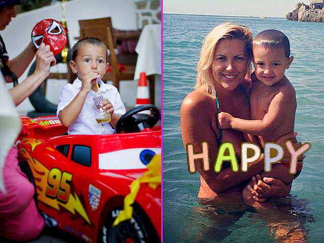 Сыну Клочковой папа подарил машину