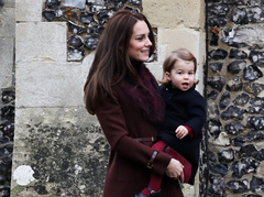 Образ дня: Кейт Миддлтон на рождественской службе