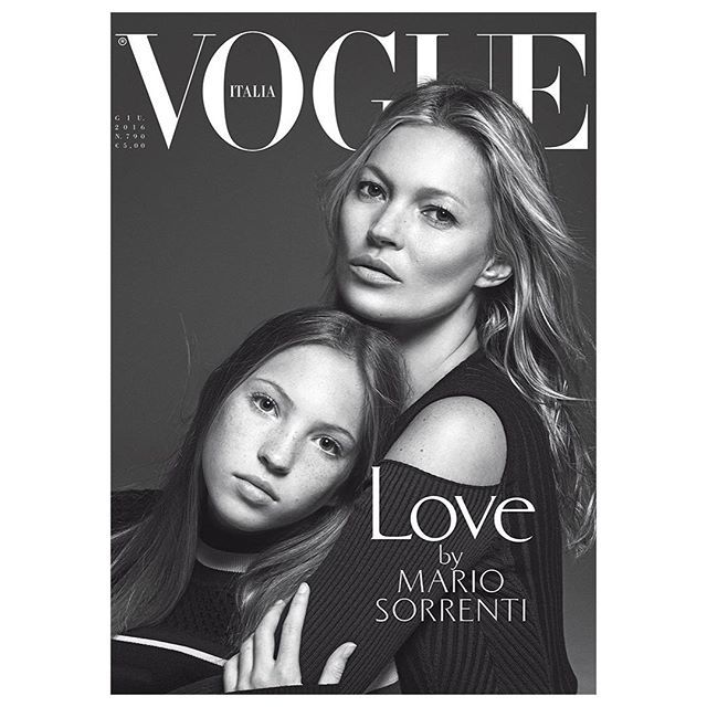 Кейт Мосс з донькою прикрасили обкладинку Vogue Italia