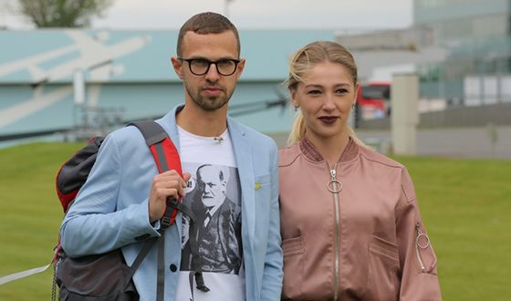 Антон Птушкин и Настя Ивлеева