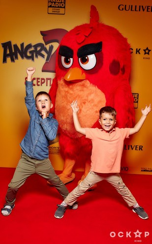 В Киеве состоялась премьера мультфильма "Angry birds в кино 2"