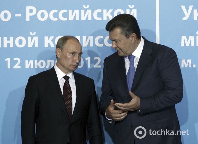 Встреча Путина и Януковича
