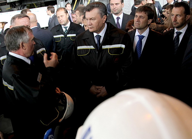 Янукович в Донецкой области