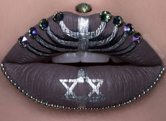 Креативний макіяж губ в інстаграме українського візажиста