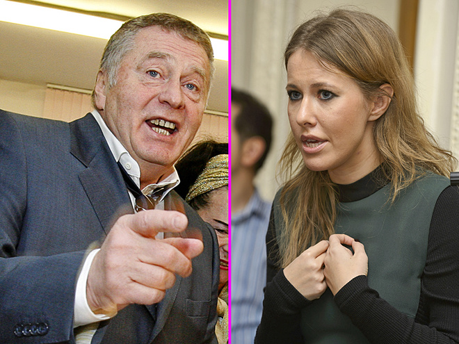 Владимир Жириновский, Ксения Собчак