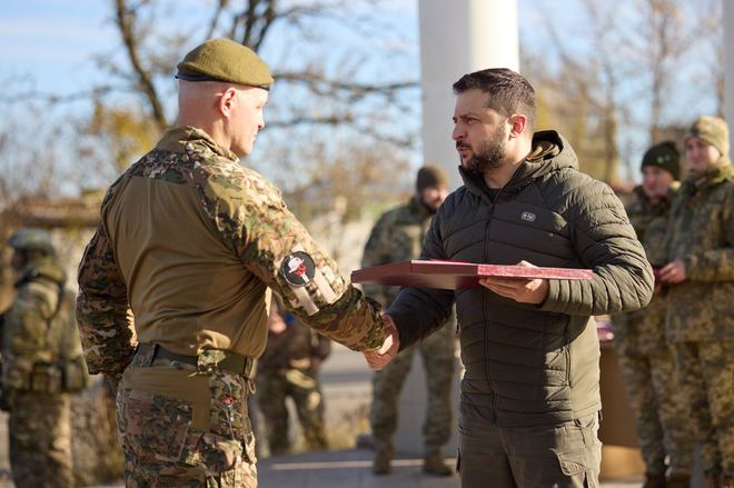 Володимир Зеленський у звільненому Херсоні
