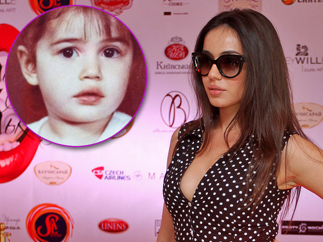 Варда показала детское фото