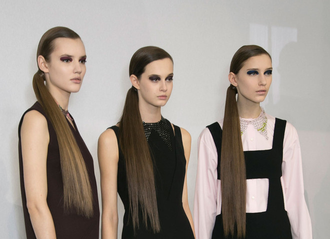 Б'юті-образ моделей з показу Dior Осінь 2015
