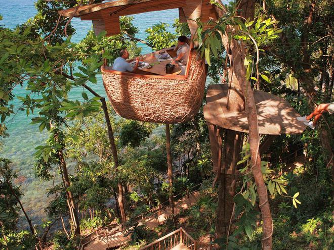 10 самых оригинальных ресторанов мира: Treepod Dining. Остров Ко Куд, Таиланд