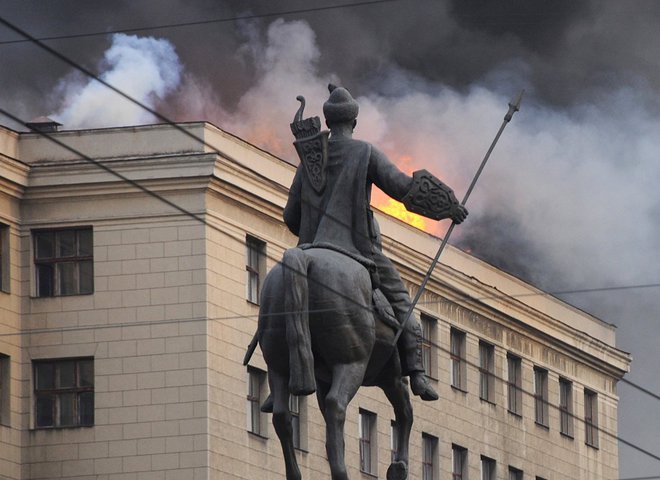 Пожежа у Харківському університеті
