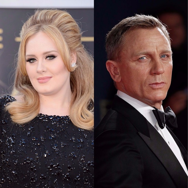 Адель и Дэниел Крейг