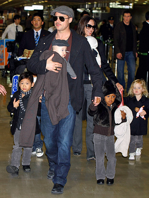 Дети Анджелины Джоли и Брэда Питта