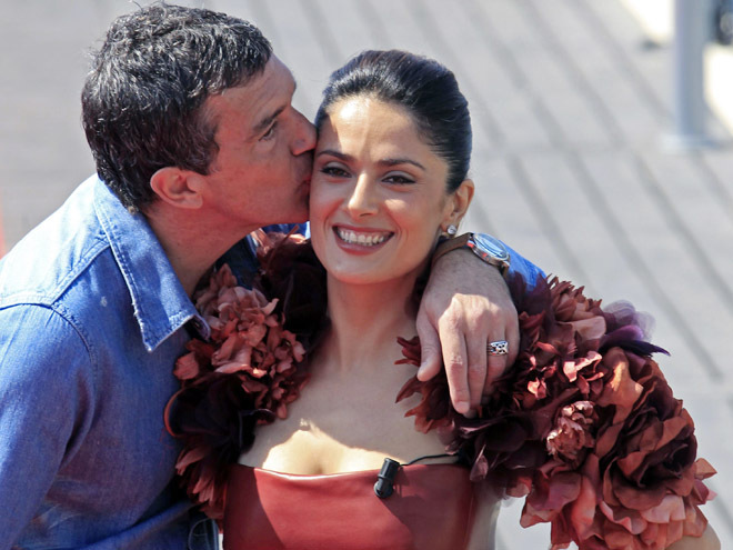 Сальма Хайек и Антонио Бандерос