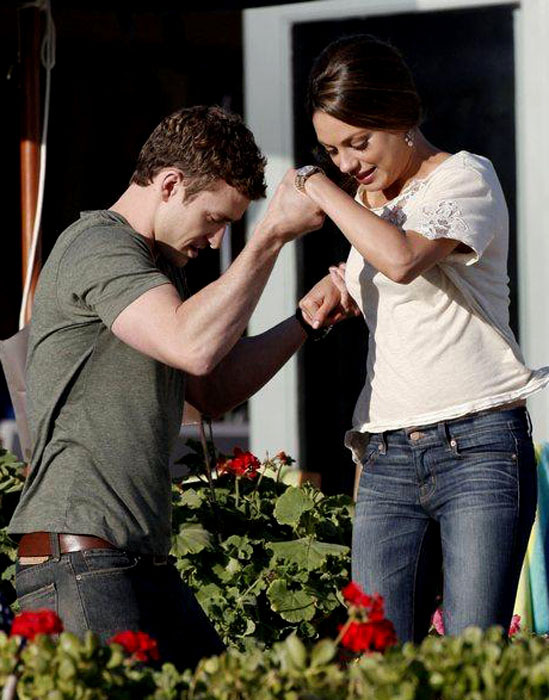 Джастин Тимберлейк и Мила Кунис