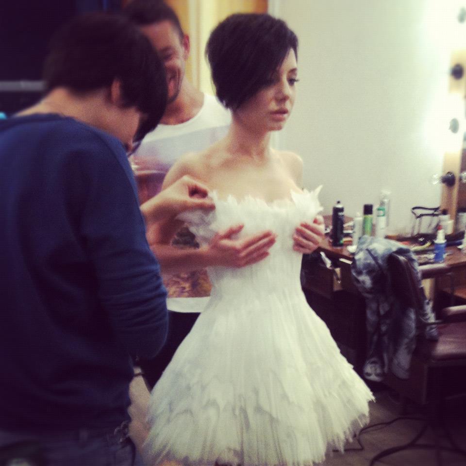 Наталья Гордиенко в свадебном платье