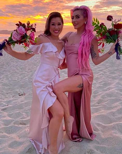 Леди Гага на свадьбе лучшей подруги