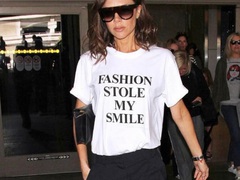 Забавная футболка Виктории Бекхэм