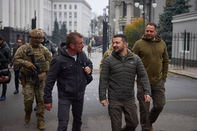 Шон Пенн і Володимир Зеленський