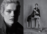 Наталья Водянова в черно-белой фотосессии для Dior Magazine