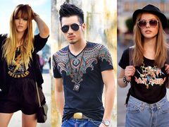 10 способів носити футболку з логотипом рок-групи