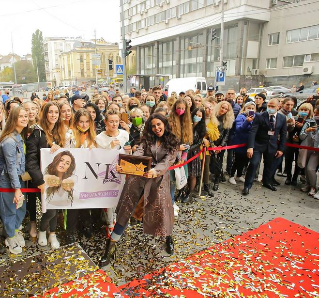 Відкриття іменної зірки Насті Каменських