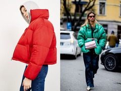 Модные дутые куртки