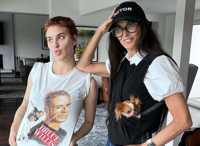 Демі Мур публічно звернулася до 31-річної дочки від Брюса Вілліса