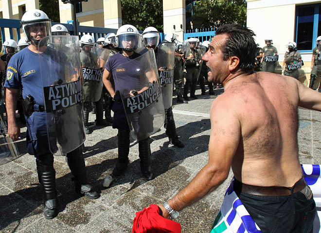 Греция, протест