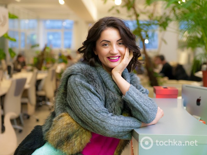 Оля Цибульская в гостях у tochka.net 