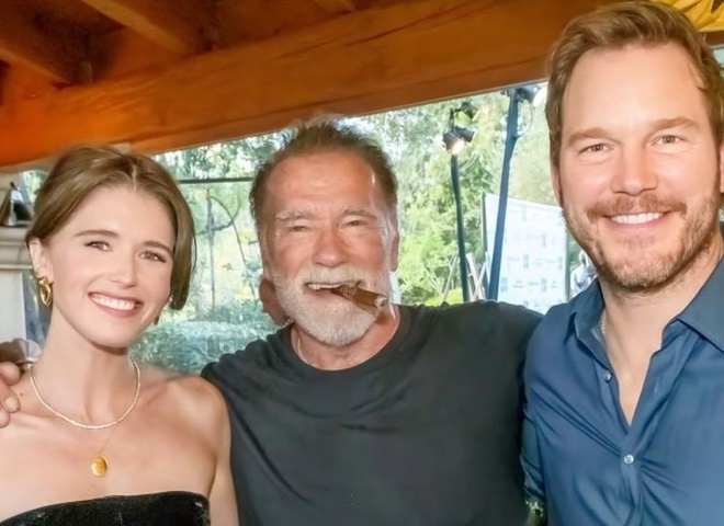 Зять Шварценеггера на честь 77-річчя актора показав його кумедне фото із онуками