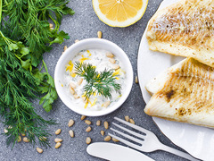 Риба в кефірному соусі в духовій шафі