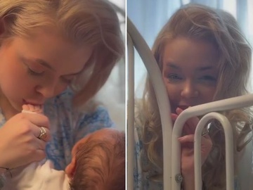 Гросу виклала відео з крихітним сином і заінтригувала його іменем