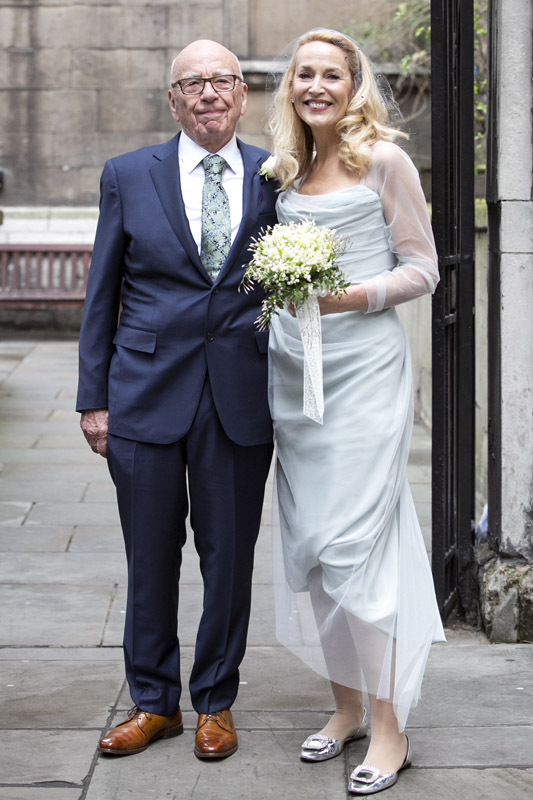 Руперт Мердок и Джерри Холл